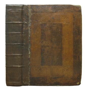 BIBLE IN ENGLISH.  The Bible. . . Translated according to the Ebrew and Greek.  1598 w/o Apocrypha. Bound with 1597 metrical Psalms